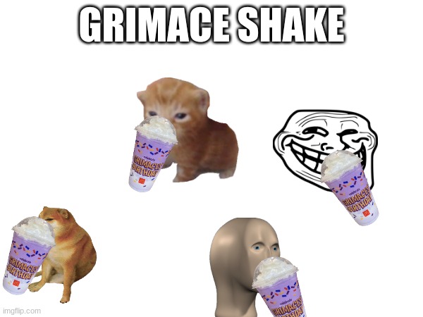 grimace | GRIMACE SHAKE | image tagged in grimace shake | made w/ Imgflip meme maker