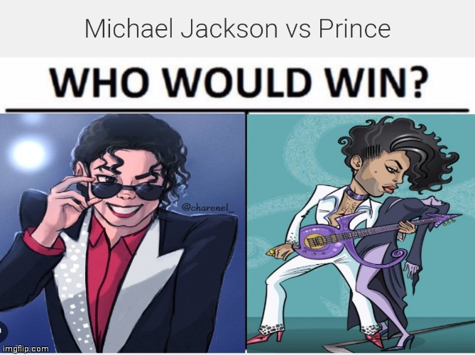 Michael Jackson vs Prince | image tagged in cartoon beatbox battle suggestions,cartoon battles,regular fight battles,michael jackson vs prince | made w/ Imgflip meme maker