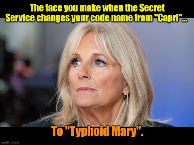 "Doctor" | The face you make when the Secret Service changes your code name from "Capri"... To "Typhoid Mary". | made w/ Imgflip meme maker