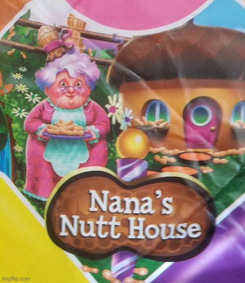 Nana's Nutt House | image tagged in nuts | made w/ Imgflip meme maker