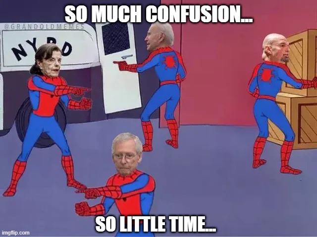 Can't You See, This is a Land of Confusion... | SO MUCH CONFUSION... SO LITTLE TIME... | image tagged in politics | made w/ Imgflip meme maker