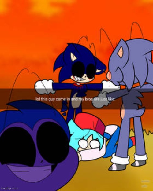 Execution (Lord X and Majin Sonic Vs. Sonic.exe, Sonic, BF, Monika) 