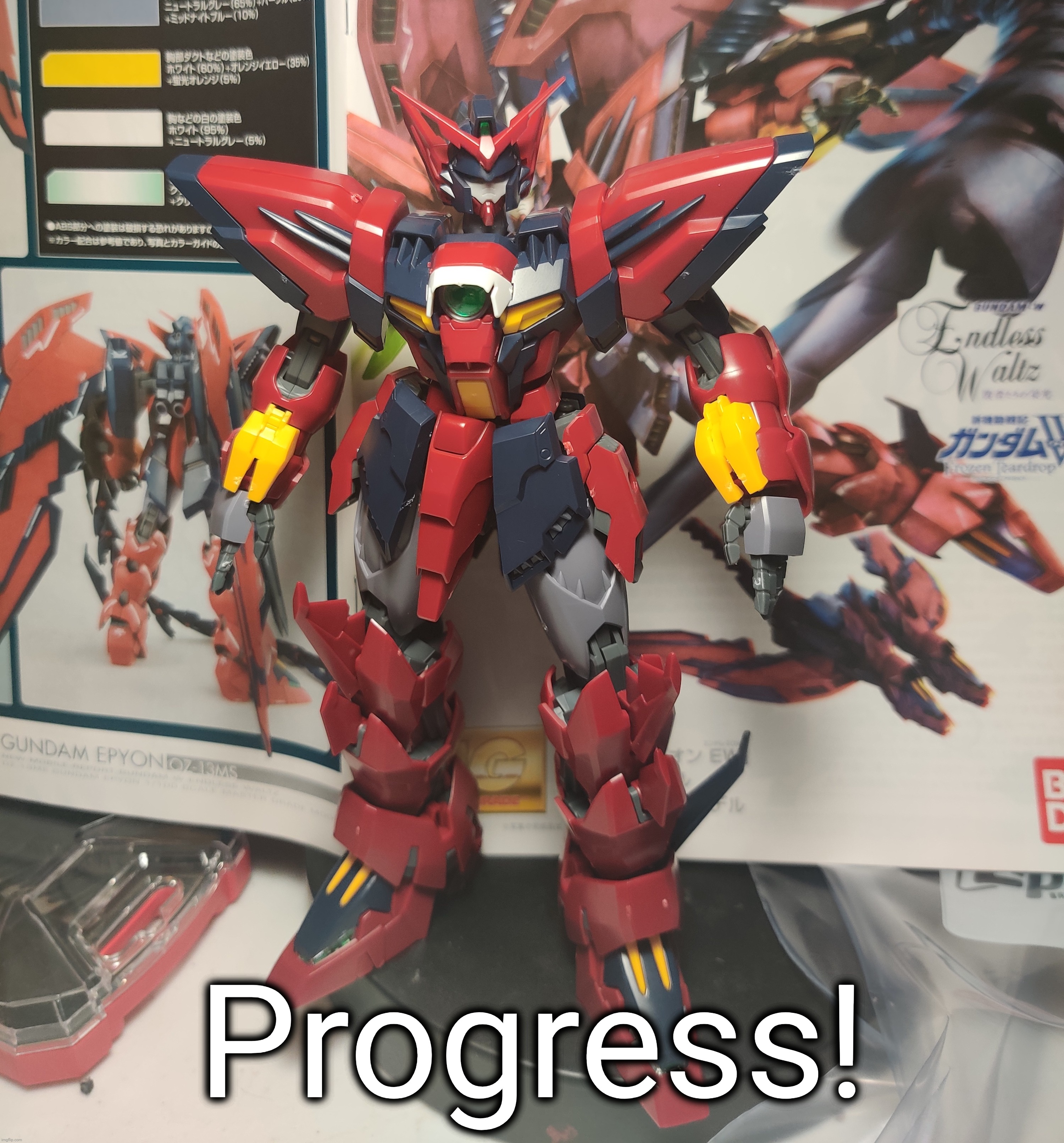 As expected, the part I lost isn't very noticable. But I am kinda worried about it's transformation | Progress! | made w/ Imgflip meme maker
