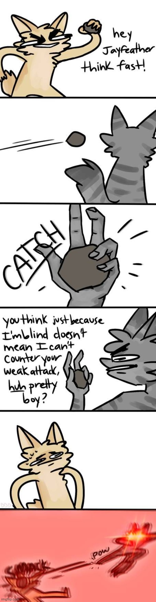Jayfeather is overpowered | made w/ Imgflip meme maker