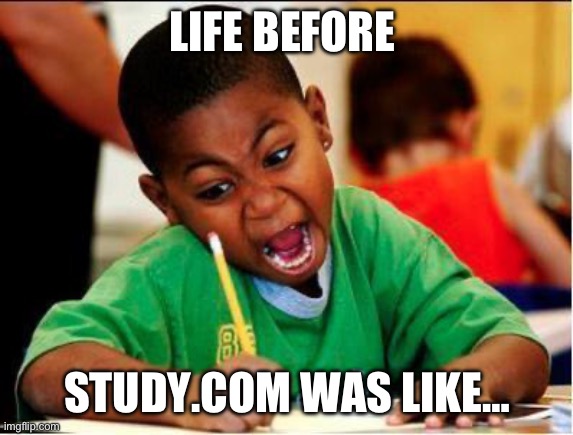 Study.com | LIFE BEFORE; STUDY.COM WAS LIKE… | image tagged in study | made w/ Imgflip meme maker