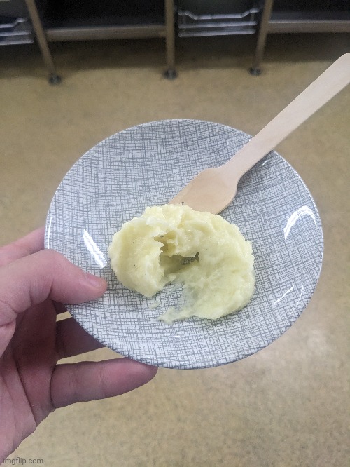 I just randomly got handed this in my cooking class | made w/ Imgflip meme maker