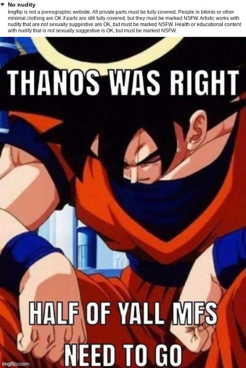 People will post educational porn now | image tagged in thanos was right | made w/ Imgflip meme maker