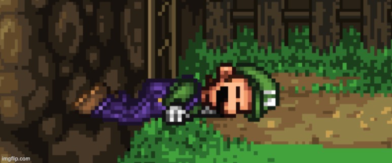 SSF2 dead Luigi | image tagged in ssf2 dead luigi | made w/ Imgflip meme maker