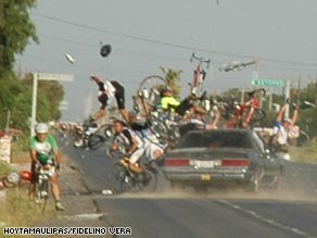 Bike crash with car Blank Meme Template