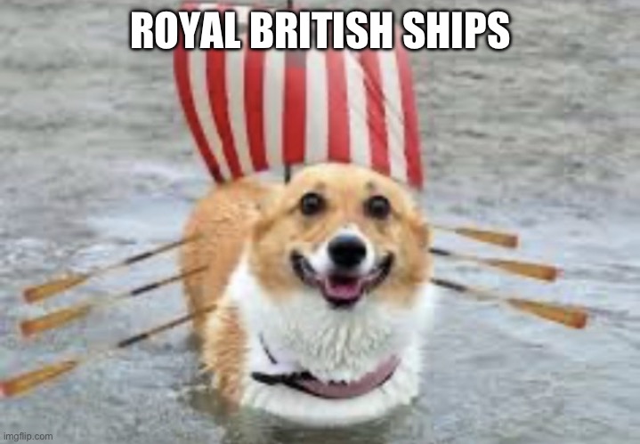 Corgo Ship | ROYAL BRITISH SHIPS | image tagged in corgo ship | made w/ Imgflip meme maker