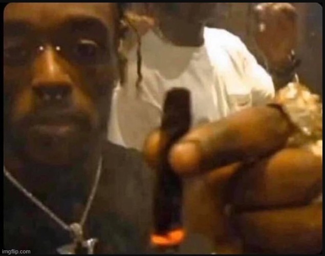 Uzi passing the blunt | image tagged in uzi passing the blunt | made w/ Imgflip meme maker