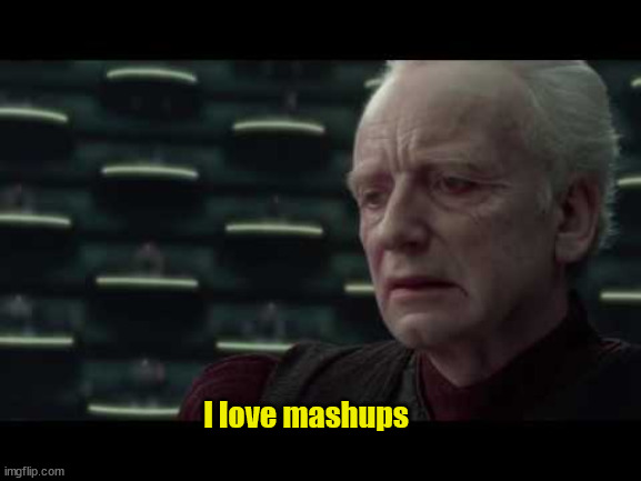 Palpatine (Star Wars) - I Love Democracy | I love mashups | image tagged in palpatine star wars - i love democracy | made w/ Imgflip meme maker