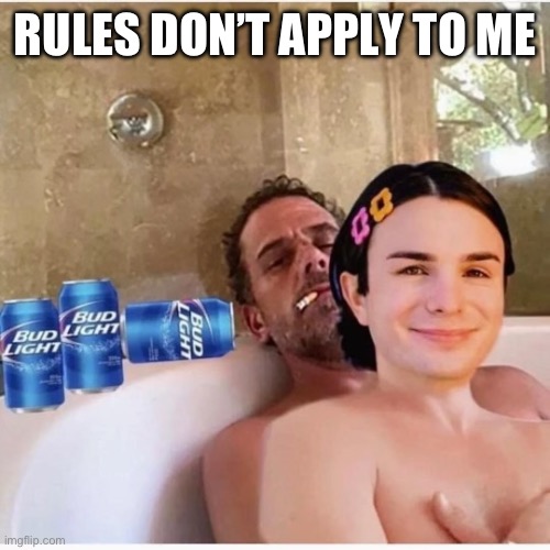 Mulllvein(y) | RULES DON’T APPLY TO ME | image tagged in mulllvein y | made w/ Imgflip meme maker