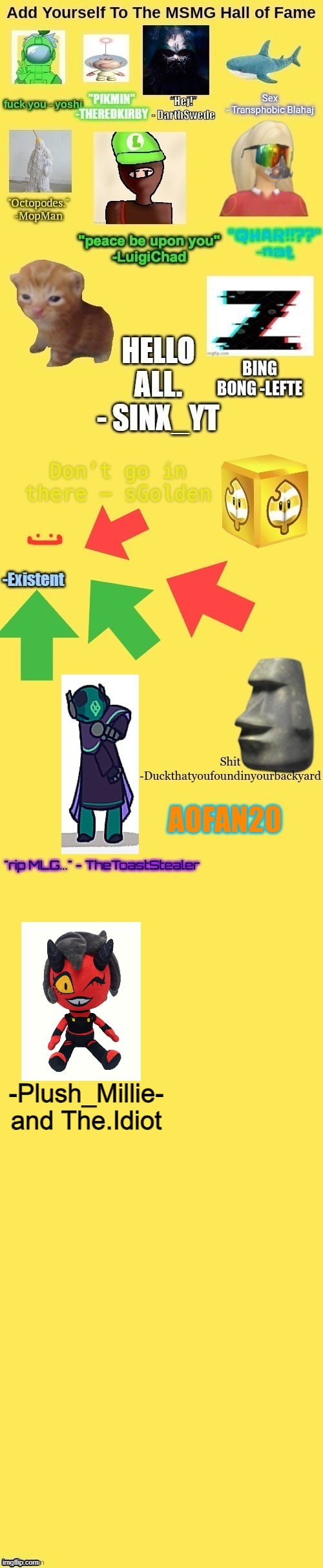 -Plush_Millie- and The.Idiot | made w/ Imgflip meme maker