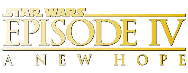 Star wats episodio IV a new hope logo Blank Meme Template