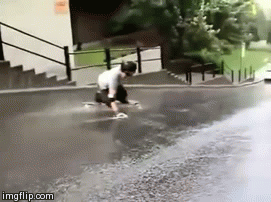 Skateboard Fail