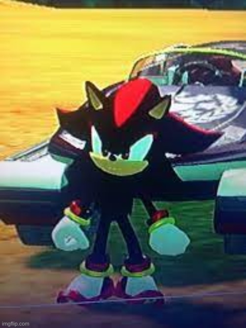 shadow glitch | image tagged in shadow glitch | made w/ Imgflip meme maker
