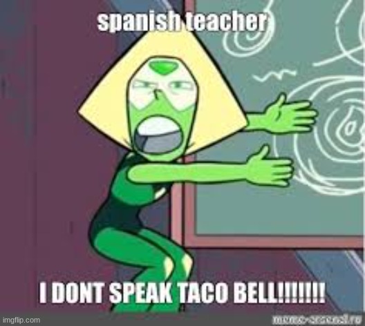 i don't speak TACO BELL | image tagged in taco bell,funny memes | made w/ Imgflip meme maker