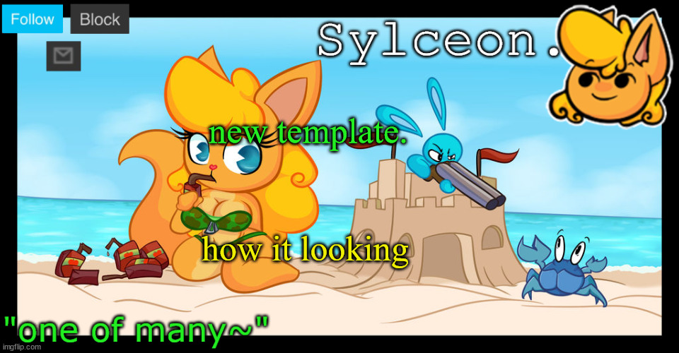 sylceon's anna temp :D | new template. how it looking | image tagged in sylceon's anna temp d | made w/ Imgflip meme maker