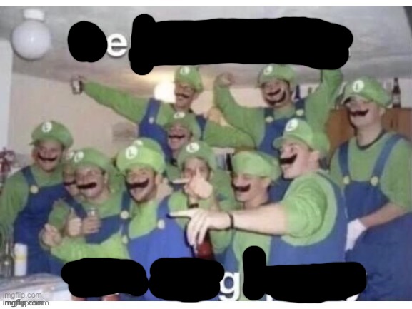Repost to join the luigi party | image tagged in e,g,eg | made w/ Imgflip meme maker