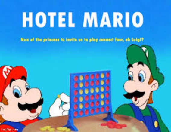 image tagged in hotel mario | made w/ Imgflip meme maker
