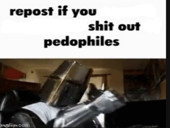 repost if you support beating the shit out of pedophiles | image tagged in repost if you shit out pedophiles | made w/ Imgflip meme maker