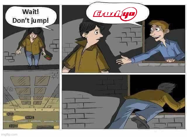 Wait Don’t Jump | image tagged in wait don t jump | made w/ Imgflip meme maker