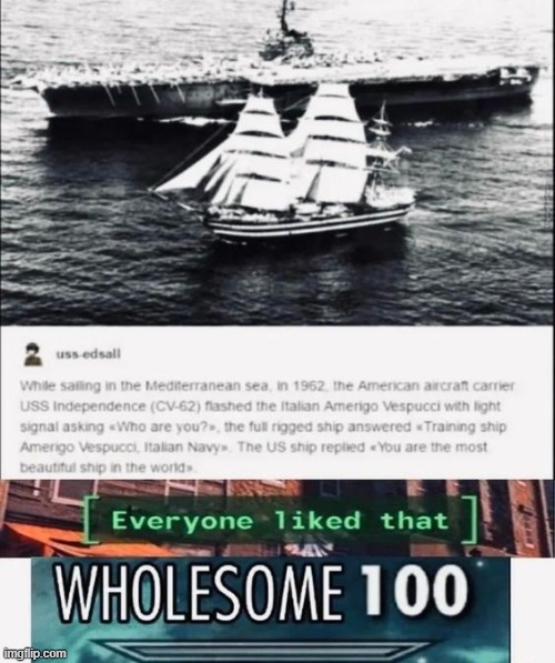 wholesome post in msmg real?!?! (stolen off pinterest funny) | image tagged in aircraft carrier,ship,oh wow are you actually reading these tags,gay furry porn | made w/ Imgflip meme maker