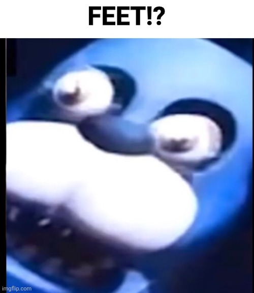 Surprised Bonnie | FEET!? | image tagged in surprised bonnie | made w/ Imgflip meme maker