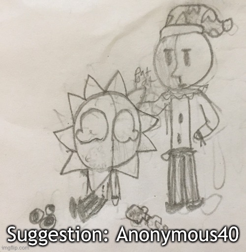 The glitter glue spilled :sob: | Suggestion: Anonymous40 | image tagged in fnaf,five nights at freddys,sun,moon,drawing,request | made w/ Imgflip meme maker
