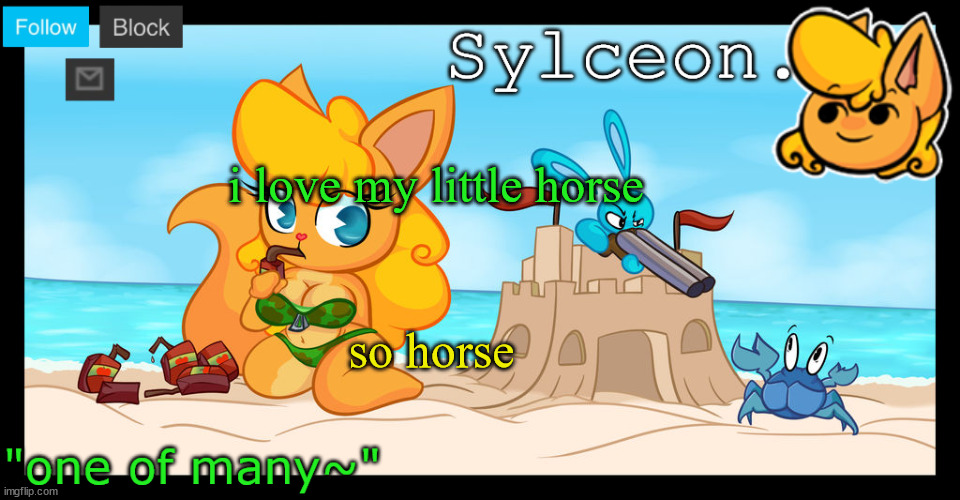 honse shoew | i love my little horse; so horse | image tagged in sylceon's anna temp d | made w/ Imgflip meme maker