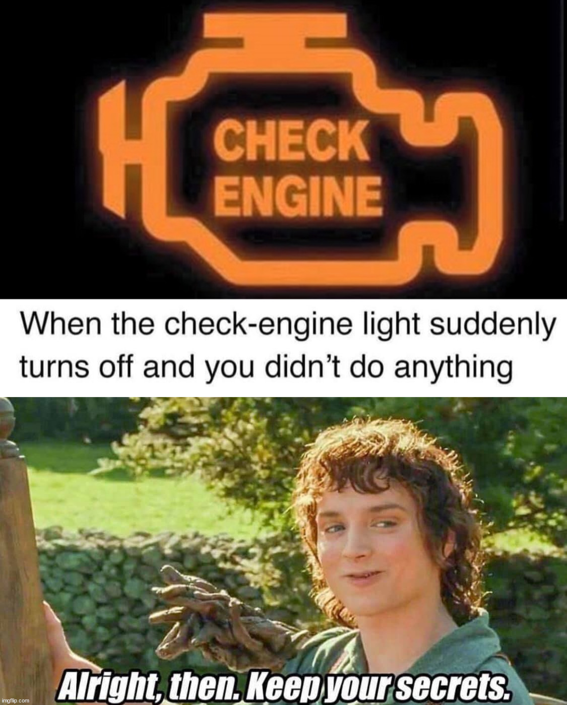 image tagged in check engine | made w/ Imgflip meme maker