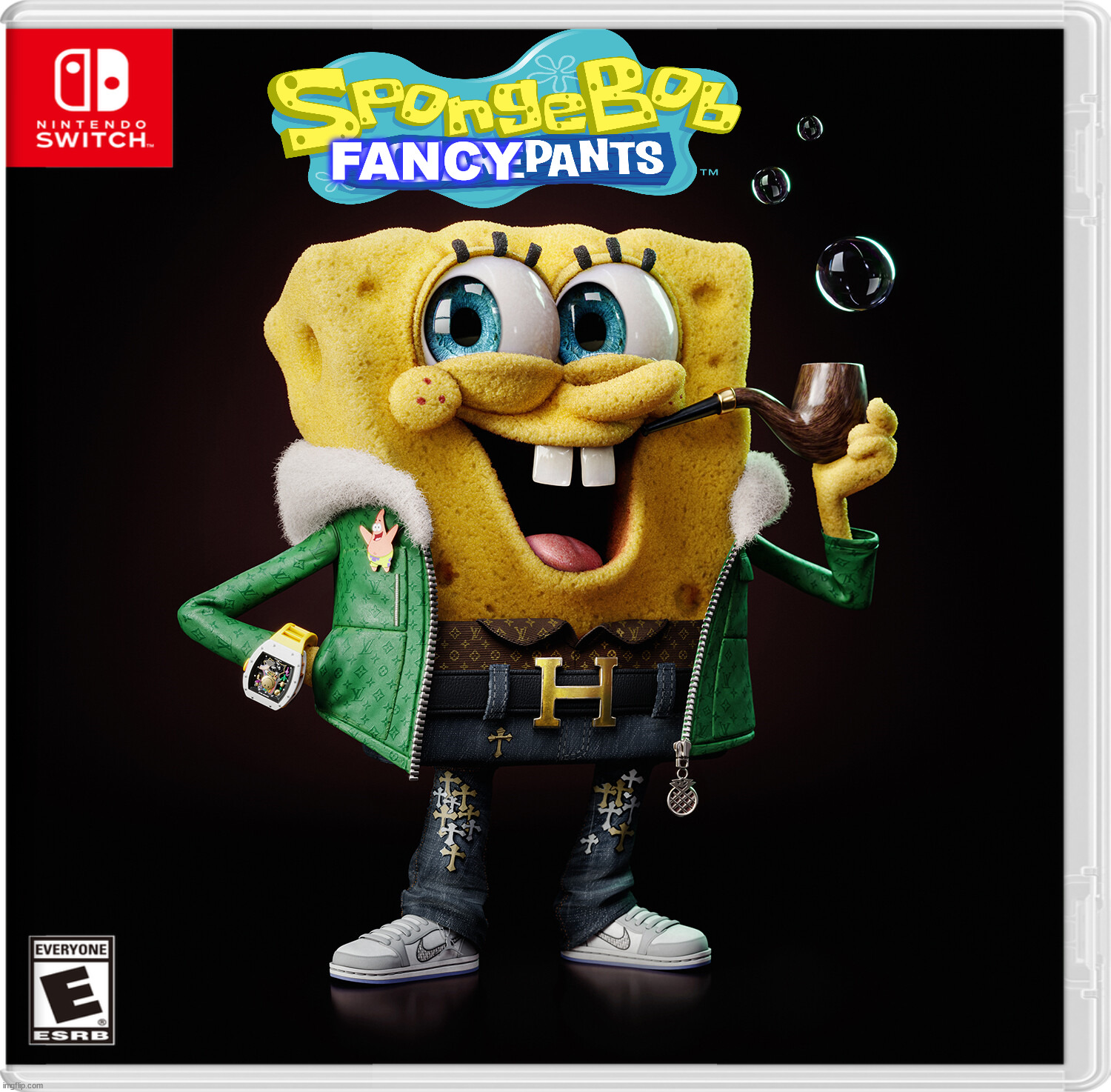 FANCY | image tagged in nintendo switch | made w/ Imgflip meme maker
