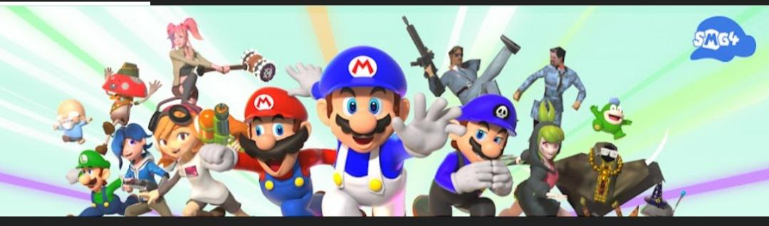 High Quality SMG4 Channel Banner Blank Meme Template