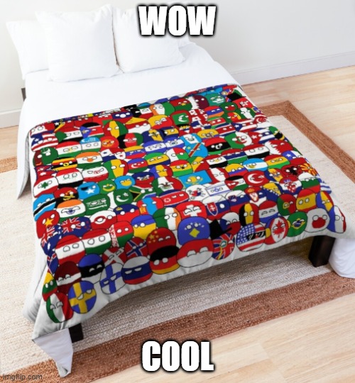 Hotel | WOW; COOL | image tagged in countryballs themed hotel room | made w/ Imgflip meme maker