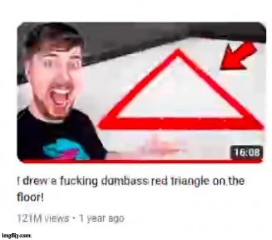 dumbass triangle | image tagged in dumbass triangle | made w/ Imgflip meme maker