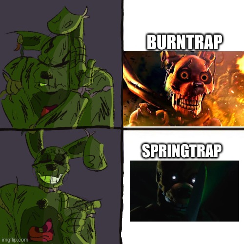 BURNTRAP; SPRINGTRAP | made w/ Imgflip meme maker