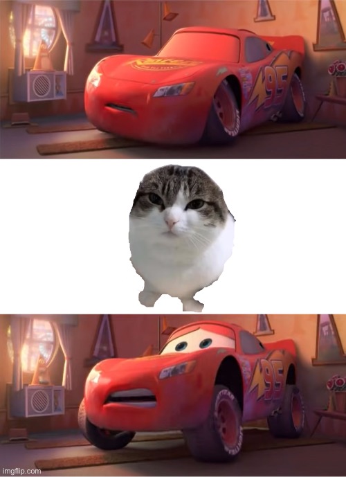 lightning mcqueen having a nightmare | image tagged in lightning mcqueen having a nightmare | made w/ Imgflip meme maker