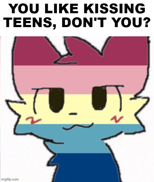 YOU LIKE KISSING TEENS, DON'T YOU? | made w/ Imgflip meme maker
