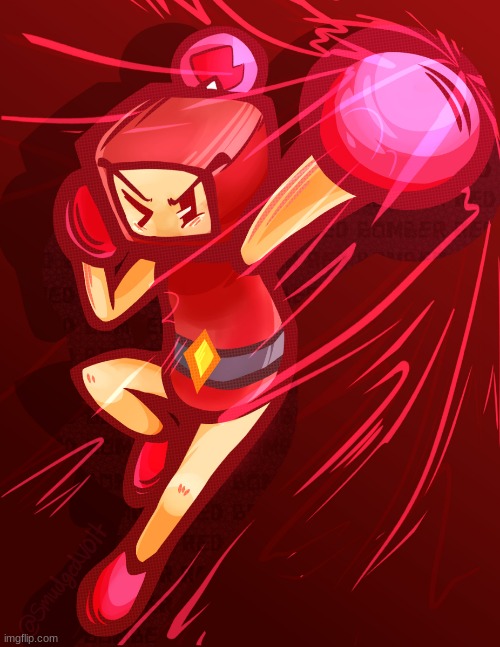 Red-y to Bomb! (Art by Smudge) | made w/ Imgflip meme maker