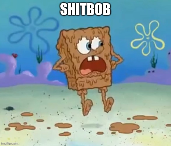 Shitbob | SHITBOB | image tagged in shitbob | made w/ Imgflip meme maker