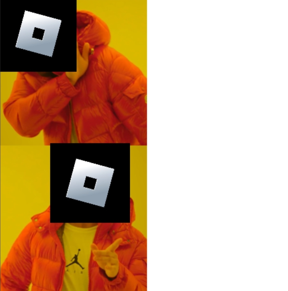 Roblox drake Blank Meme Template