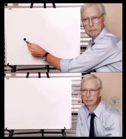 High Quality Mitch McConnell Two Things Blank Meme Template