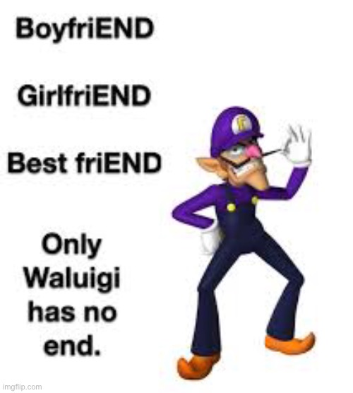 image tagged in waluigi | made w/ Imgflip meme maker