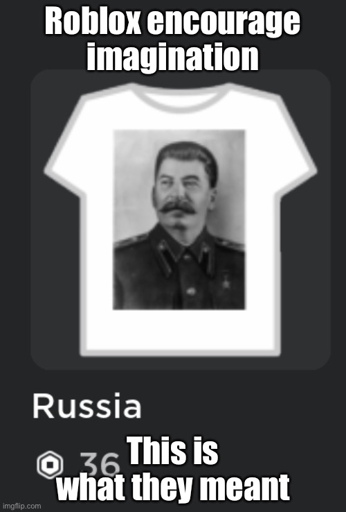 Go to gulag | Roblox encourage imagination; This is what they meant | image tagged in roblox,roblox moderation | made w/ Imgflip meme maker