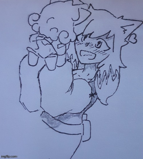 she's holding an anna plushie | made w/ Imgflip meme maker