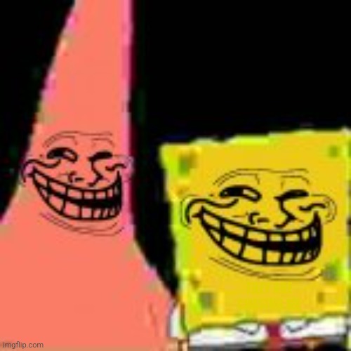 Spong and pat troll | THEY ARE CHASING ME | image tagged in spong and pat troll | made w/ Imgflip meme maker