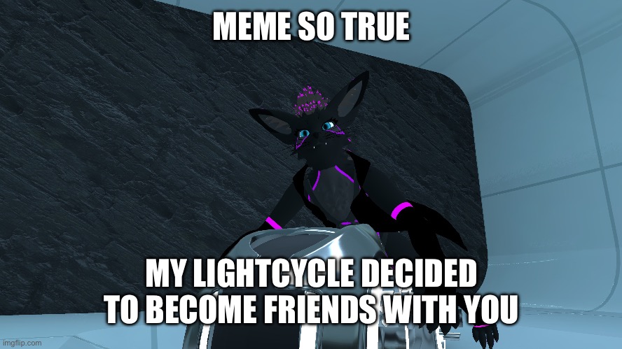 MEME SO TRUE MY LIGHTCYCLE DECIDED TO BECOME FRIENDS WITH YOU | made w/ Imgflip meme maker