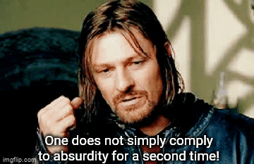 One does not simply comply - Imgflip