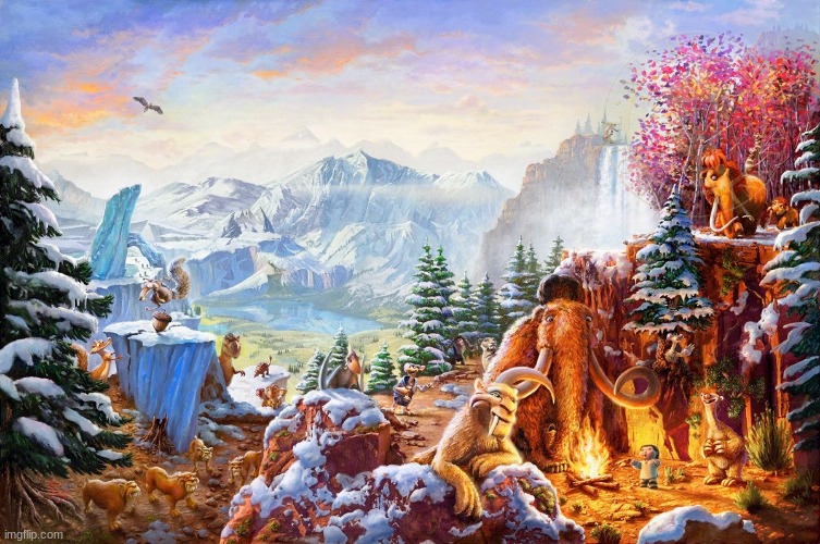 Ice Age art I found | made w/ Imgflip meme maker